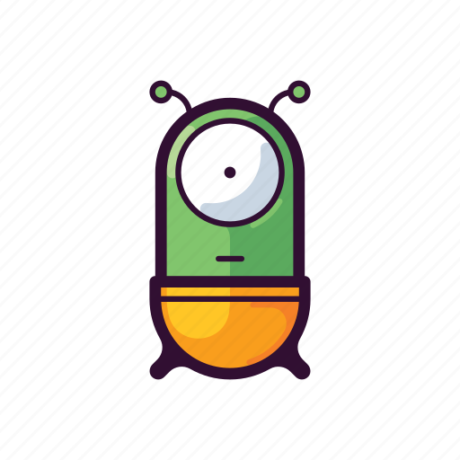 Alien, astonished, emoji, ufo icon - Download on Iconfinder