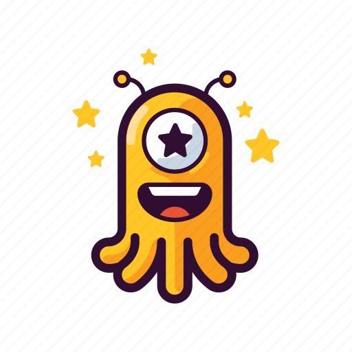 Alien, emoji, famous, favorite, star, ufo icon - Download on Iconfinder