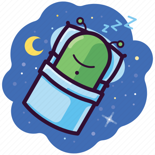 Alien, bed, dream, emoji, sleep, space, ufo icon - Download on Iconfinder