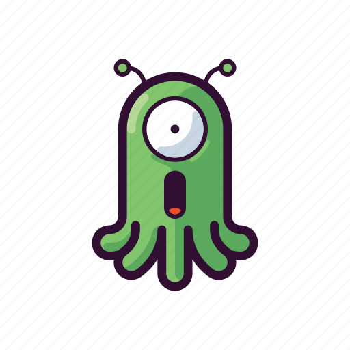 Alien, emoji, omg, surprised, ufo icon - Download on Iconfinder