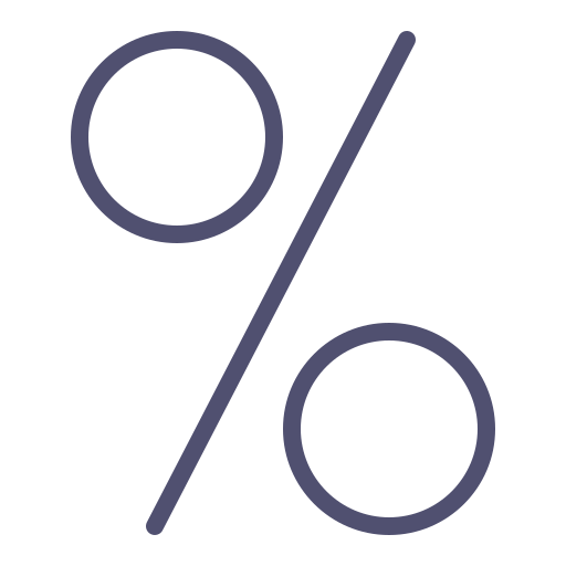 Discount, finance, investment, percebtage, percent, sale, shop icon - Free download