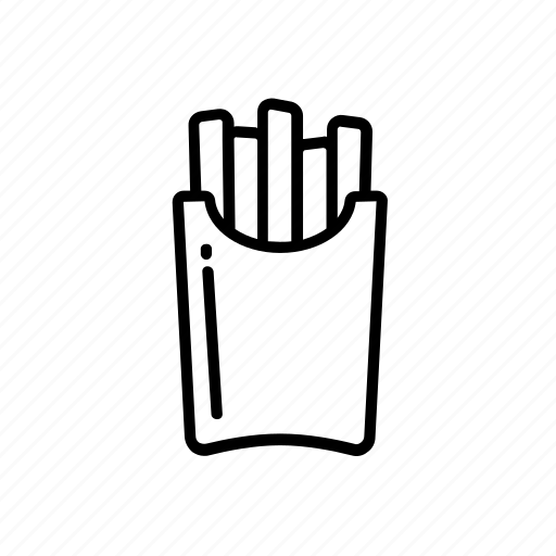 Box, fast, food, french, fried, fries, salt icon - Download on Iconfinder
