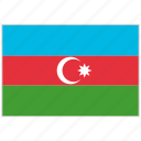 azerbaijan, azerbaijan flag, country, flag, national, national flag, world flag
