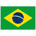 brazil, brazil flag, country, flag, national, national flag, world flag