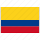 colombia, colombia flag, country, flag, national, national flag, world flag