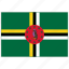 country, dominica, dominica flag, flag, national, national flag, world flag 