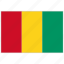 country, flag, guinea, guinea flag, national, national flag, world flag 