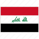 country, flag, iraq, iraq flag, national, national flag, world flag