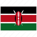 country, flag, kenya, kenya flag, national, national flag, world flag