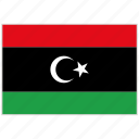 country, flag, libya, libya flag, national, national flag, world flag