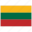 country, flag, lithuania, lithuania flag, national, national flag, world flag 