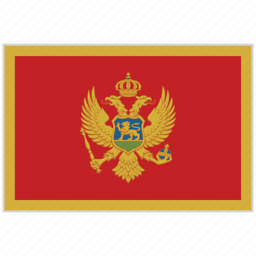 Country, flag, montenegro, montenegro flag, national, national flag, world flag icon - Download on Iconfinder