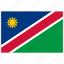 country, flag, namibia, namibia flag, national, national flag, world flag 