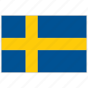 country, flag, national, national flag, sweden, sweden flag, world flag