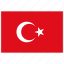 country, flag, national, national flag, turkey, turkey flag, world flag