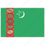 country, flag, national, national flag, turkmenistan, turkmenistan flag, world flag 