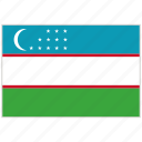 country, flag, national, national flag, uzbekistan, uzbekistan flag, world flag
