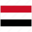 country, flag, national, national flag, world flag, yemen, yemen flag 