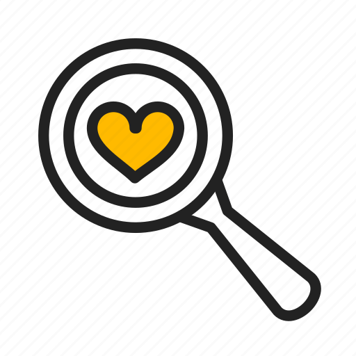 Find, loupe, search, valentine day icon - Download on Iconfinder