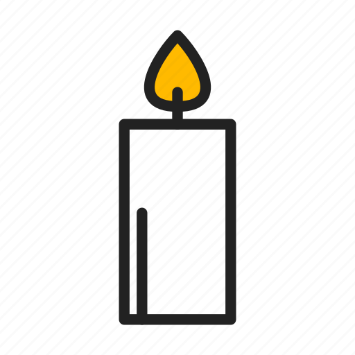 Candle, fire, halloween, light, shine icon - Download on Iconfinder