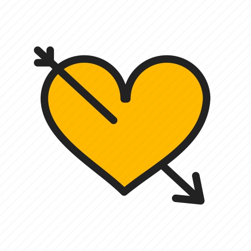 Arrow, heart, love, valentine day icon - Download on Iconfinder