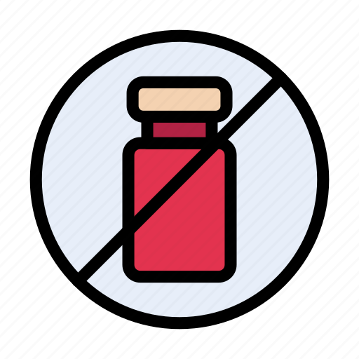 Vaccine, medical, stop, injection, block icon - Download on Iconfinder