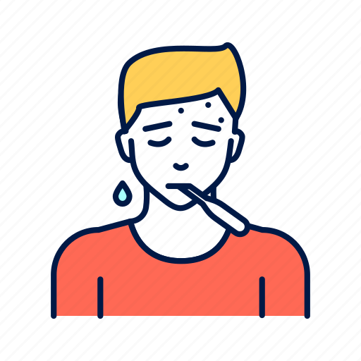 Fever, guy, temperature icon - Download on Iconfinder