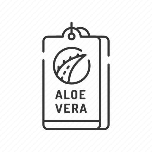 Aloe, badge, label, sticker, tag icon - Download on Iconfinder