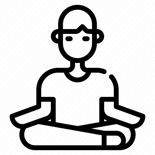 Meditation, sit, focus, wellness, relaxation, mind, spirit icon - Download on Iconfinder