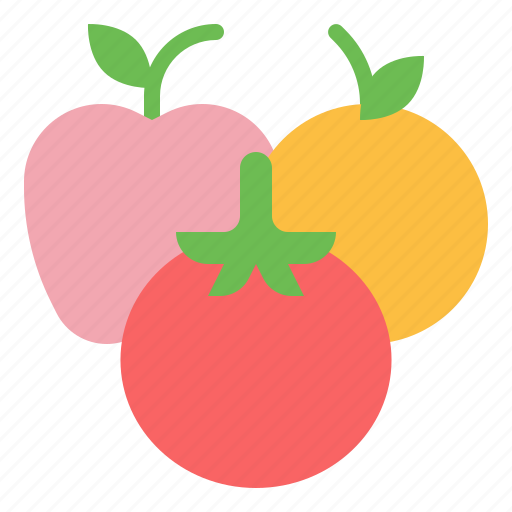 Fruit, organic, vegan, diet, vegeterian, apple, orange icon - Download on Iconfinder