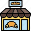 bakery, shop, buildings, food, store 