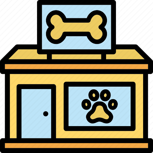 Pet, shop, urban, store, buildings, animals icon - Download on Iconfinder