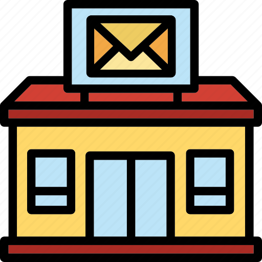Post, office, building, delivery, mail icon - Download on Iconfinder