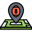 american, football, location, map, pin, rugby, sport 