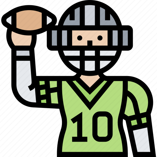 American, football, player, athlete, sport icon - Download on Iconfinder