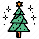 celebrate, christmas, star, tree, hygge, new year