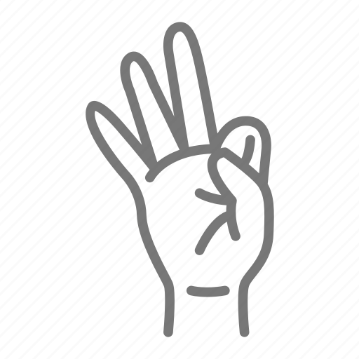 Asl, nine, number nine, sign language, hand icon - Download on Iconfinder