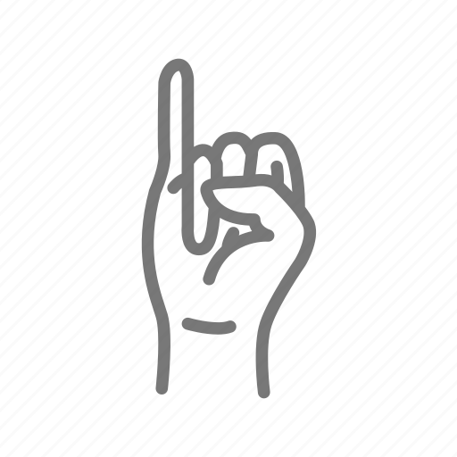 Asl, i, letter i, sign language, hand, alphabet icon - Download on Iconfinder
