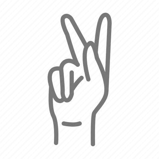 Asl, k, letter k, hand, sign language, alphabet icon - Download on Iconfinder