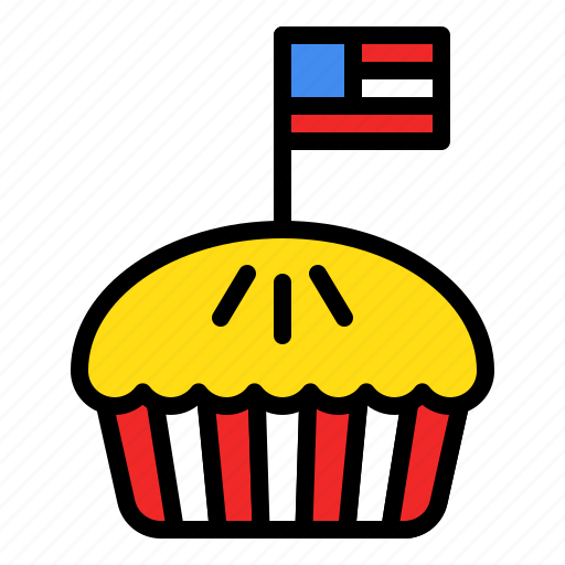 America, bakery, food, pastry, pie, sweets icon - Download on Iconfinder