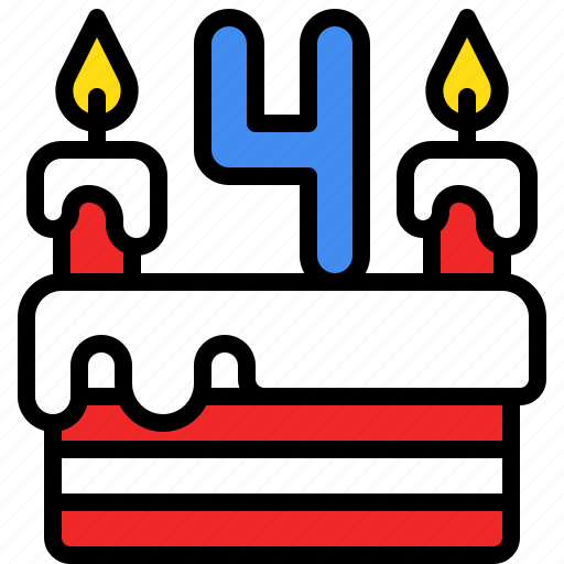 America, cake, celebrate, fourth of july, independence day, usa icon - Download on Iconfinder