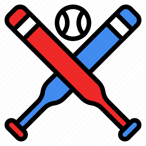 America, ball, baseball, baseball bat, sport icon - Download on Iconfinder