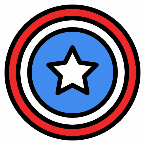America, circle, shield, usa icon - Download on Iconfinder