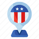america, country, location, map, pin, usa