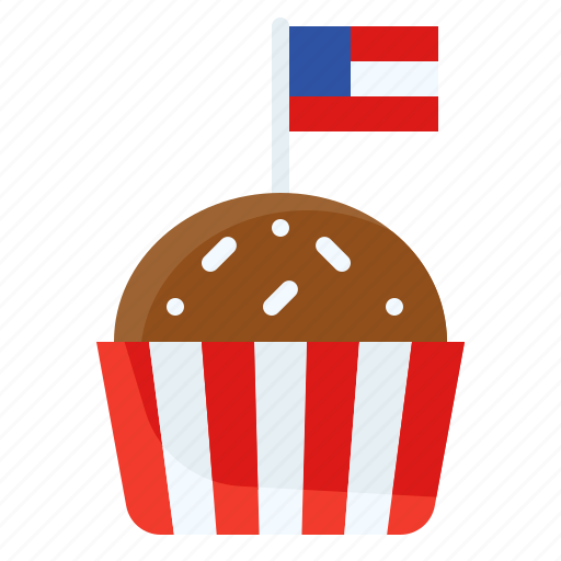 America, bakery, cake, cupcake, food, muffin, sweets icon - Download on Iconfinder