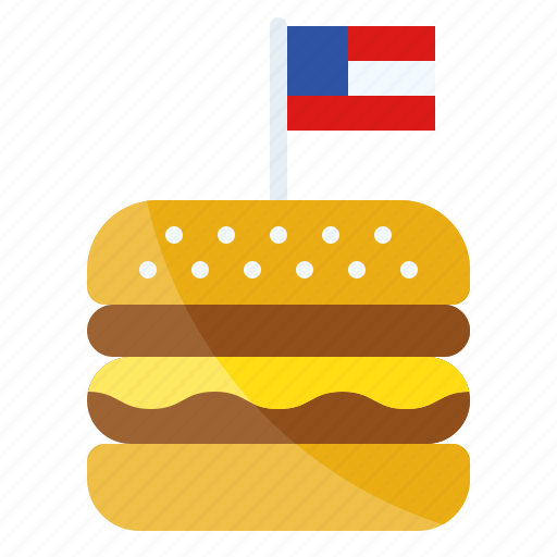 America, fast food, food, hamburger, sandwich icon - Download on Iconfinder