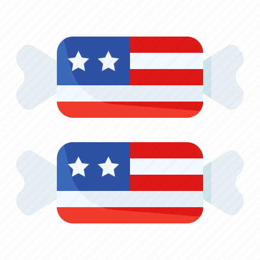 America, candy, food, sweets, toffee icon - Download on Iconfinder