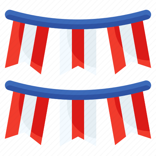 America, festival, festive, flag, party icon - Download on Iconfinder
