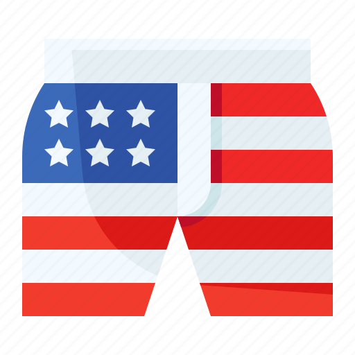 America, clothes, flag, pants, shorts, usa icon - Download on Iconfinder