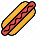 food, hotdog, restaurant, sandwich, sausage